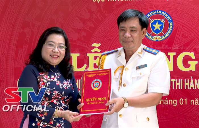 Ông Hồ Hùng Anh được bổ nhiệm giữ chức Phó Cục trưởng Cục Thi hành án Dân sự tỉnh Sóc Trăng